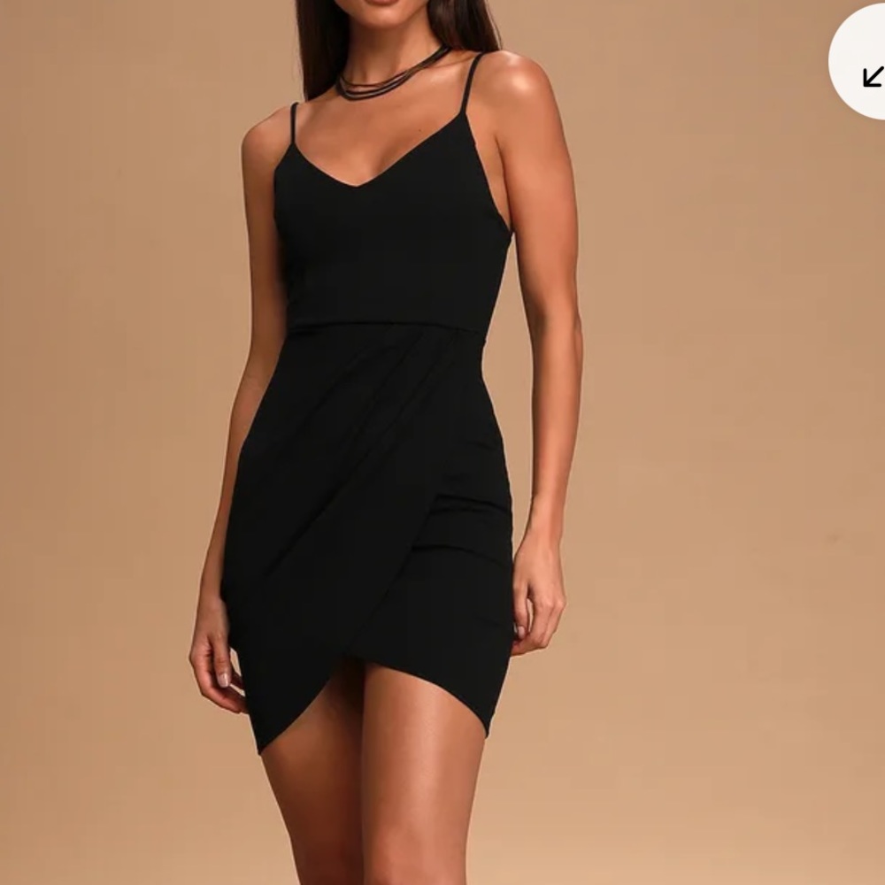 Lulus Forever Your Girl Black Bodycon Dress
